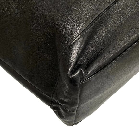 Auth BALENCIAGA Black Out City 459509 Black Leather Handbag - Picture 4 of 16